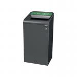 Rubbermaid Configure Container with Glass Recycling Label 87L Green 2154754 RU50009