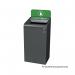 Rubbermaid Configure Container with Glass Recycling Label 87L Green 2154754 RU50009