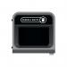 Rubbermaid Configure Container with Landfill Label 87L Black 2154757 RU50012