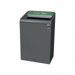 Rubbermaid Configure Container with Glass Recycling Label 125L Green 2154761 RU50016