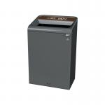 Rubbermaid Configure Container with Landfill Waste Label 125L Black 2154764 RU50019