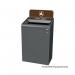 Rubbermaid Configure Container with Landfill Waste Label 125L Black 2154764 RU50019