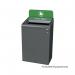 Rubbermaid Configure Container with Mixed Recycling Label 125L Green 2154765 RU50020