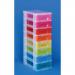 Really Useful Storage Tower With 8 Drawers Multicoloured DT1007