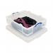 Really Useful 70L Plastic Storage Box W810xD620xH225mm Clear 70C RUP63474