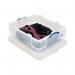 Really Useful 70L Plastic Storage Box W810xD620xH225mm Clear 70C RUP63474