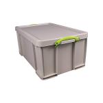 Really Useful 64L Stacking Box Recycled Grey 64RDGCB RUP65853