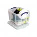 Really Useful 35L Plastic Storage Box With Lid W480xD390xH310mm Clear 35C RUP80130