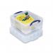 Really Useful 18L Plastic Storage Box with Lid L480xW390xD200mm CDDVDs Clear EBCCD RUP80155