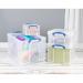 Really Useful 9L Box With Lid and Carry Handles Clear (Dimensions 395x255x155mm) 9C