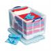 Really Useful 84L Recycled Plastic Storage Box Black 84Black R RUP80468
