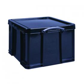 Really Useful 42L Recycled Plastic Storage Box Black 42Black R RUP80666