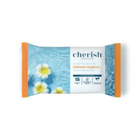 Cherish Intimate Hygiene Wipes x 15 (Pack of 12) 32171 RWS00234