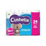 Cushelle 2-Ply Toilet Tissue Rolls White (Pack of 24) BH0013 RWS43341