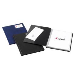 Cheap Stationery Supply of Rexel Nyrex Slimview Display Book 50 Pocket A4 Black 10048BK Office Statationery