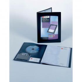 Rexel Clearview Display Book 24 Pocket A3 Black 10405BK RX10405BK