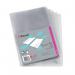 The picture shows a pack of 25 clear Rexel card holders in A4 size from the Nyrex Twin Wallet collection. Each holder has a sleek and durable design, providing protection and organization for important documents.