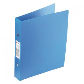 Rexel Budget 2 Ring Binder Polypropylene A4 Blue (Pack of 10) 13422BU RX13422BU