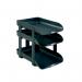 Rexel Agenda2 Letter Tray Risers Charcoal (Pack of 5) 2101019 RX13467