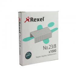 Rexel No 23 Staples 8mm Pack of 1000 2101054 RX13533