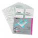 Rexel Nyrex Punched Business Card Pockets A4 (Pack of 10) 13681 RX13681