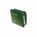 A picture of the Crystalfile Lateral Filing system would show a pack of 25 green files, each with a capacity for 150 sheets. The files are 15mm thick and have the brand name Rexel Crystalfile Extra written on them. They are designed for efficient and organized lateral filing.