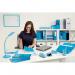 Rexel Joy Expanding Box File Blissful Blue 2104019 RX23465