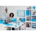 Rexel Joy Expanding Box File Blissful Blue 2104019 RX23465