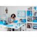 Rexel Joy Expanding Box File Blissful Blue 2104019 RX23465