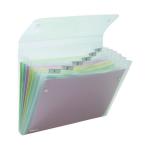 Rexel Ice Expanding Files 6 Pocket Polypropylene A4 Clear (Pack of 10) 2102033 RX25585