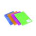 Rexel Ice Elasticated 4 Fold File Polypropylene A4 Assorted (Pack of 4) 2102050