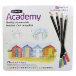 Derwent Academy Colour Pencils Assorted (Pack of 24) 2301938 RX26987