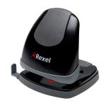 Rexel Easy Touch Hole Punch Black/Grey 2102575 RX29316