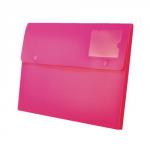Rexel Joy Expanding Popper Wallet Pretty Pink (Pack of 5) 2104219