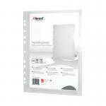 Rexel Nyrex Heavy Duty Extra Capacity A4 Glass Clear Punched Pocket (Pack of 5) 2104223 RX47160