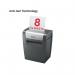 Rexel Momentum X308 Cross-Cut P-3 Shredder Black 2104570 RX52320