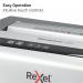 Rexel Momentum X312 Cross-Cut P-3 Shredder Black 2104572 RX52326