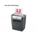 Rexel Momentum X312 Cross-Cut P-3 Shredder Black 2104572 RX52326