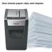 Rexel Momentum X410-SL Slimline Cross-Cut P-4 Shredder 2104573 RX52329