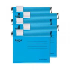 Rexel Classic Suspension Files Foolscap Blue (25 Pack) 2115590 RX58100