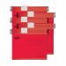 Rexel Classic Suspension Files Foolscap Red (Pack of 25) 2115592 RX58102