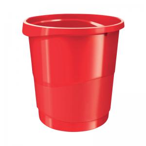 Photos - Waste Bin Rexel Choices  14 Litre Red 2115618 RX58128 