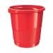 Rexel Choices Waste Bin 14 Litre Red 2115618 RX58128