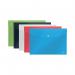 Rexel Choices Popper Wallet A4 Foolscap Assorted (Pack of 5) 2115672 RX58182