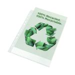 Rexel 100% Recycled A4 Punched Pocket (Pack of 100) 2115702 RX61705