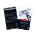 Derwent Graphic Soft Graphite Drawing Pencil Black (Pack of 12) 34215 RX71660