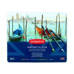 Derwent Watercolour Pencils Assorted (Pack of 24) 32883 RX78452