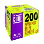 Le Cube Swing Bin Liner Dispenser 46 Litre (Pack of 200) 0480 RY01765
