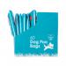 Safewrap Antibacterial Tie Handle Dog Poo Bags (Pack of 60) RY11532-S RY06581