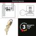 Master Lock 40mm Brass Padlock 140EURD RY09294